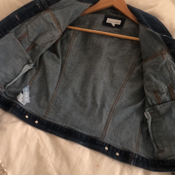 LOFT Jean jacket EUC - Picture 3 of 4